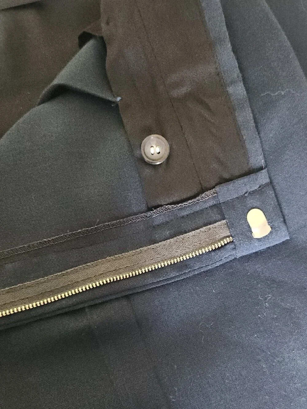 Higgins Slacks Men's Classic Pleated Dress Pants - Navy Retro 70s